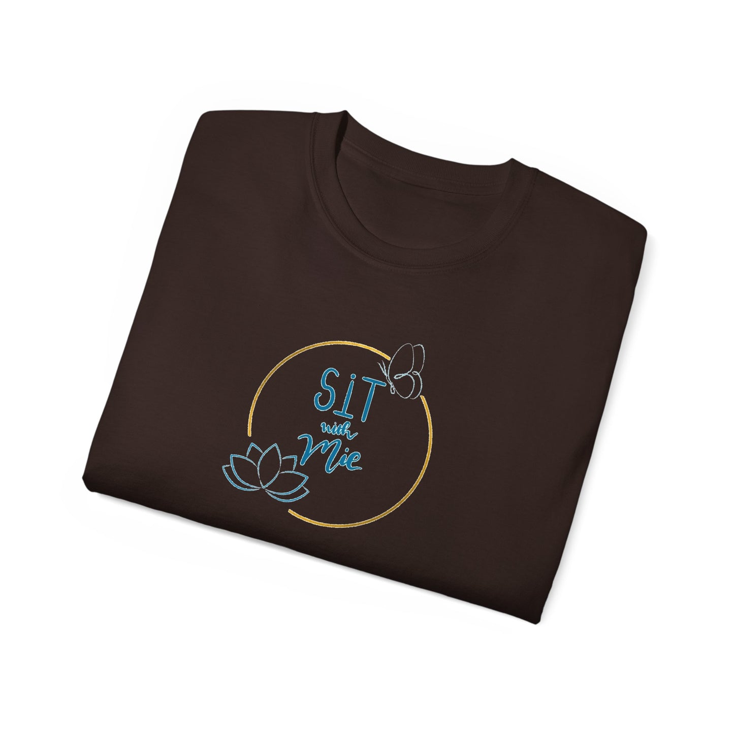 Relaxed Lotus Tee, Unisex T-Shirt, Yoga Gift, Mindfulness Apparel, Comfortable Classic Tee, Self-Care Shirt, Spiritual Clothing