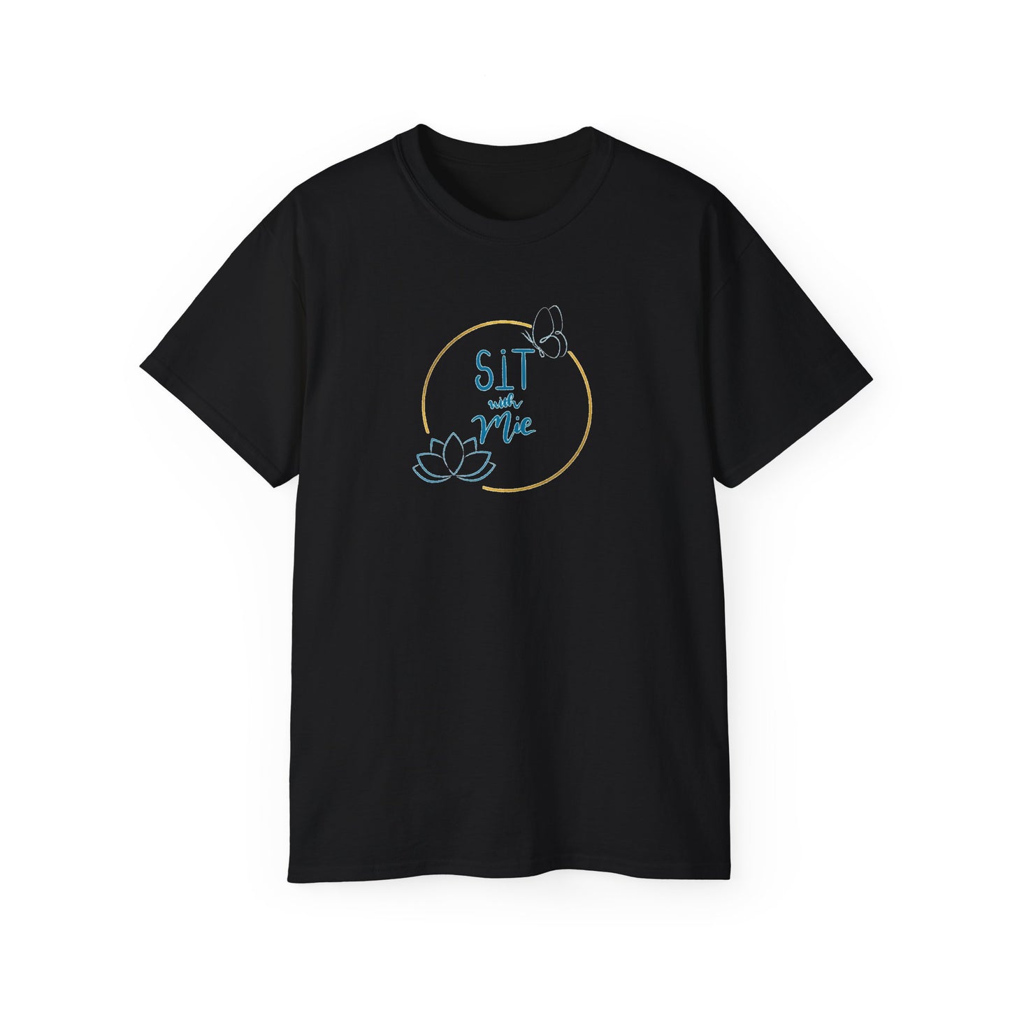 Relaxed Lotus Tee, Unisex T-Shirt, Yoga Gift, Mindfulness Apparel, Comfortable Classic Tee, Self-Care Shirt, Spiritual Clothing