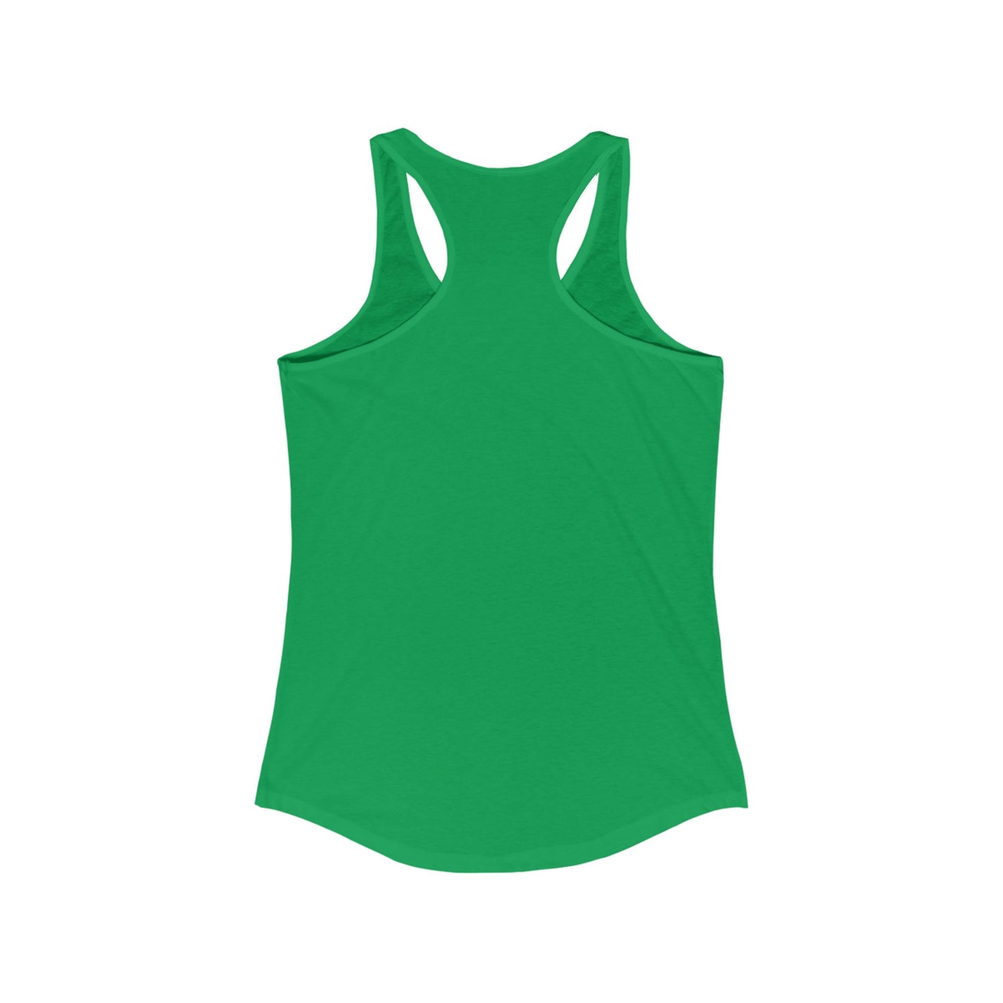 Women's Inspirational Racerback Tank, Motivational Shirt, Summer Workout Top, Mindfulness Gift, Yoga Apparel, Let It Be Let It Go