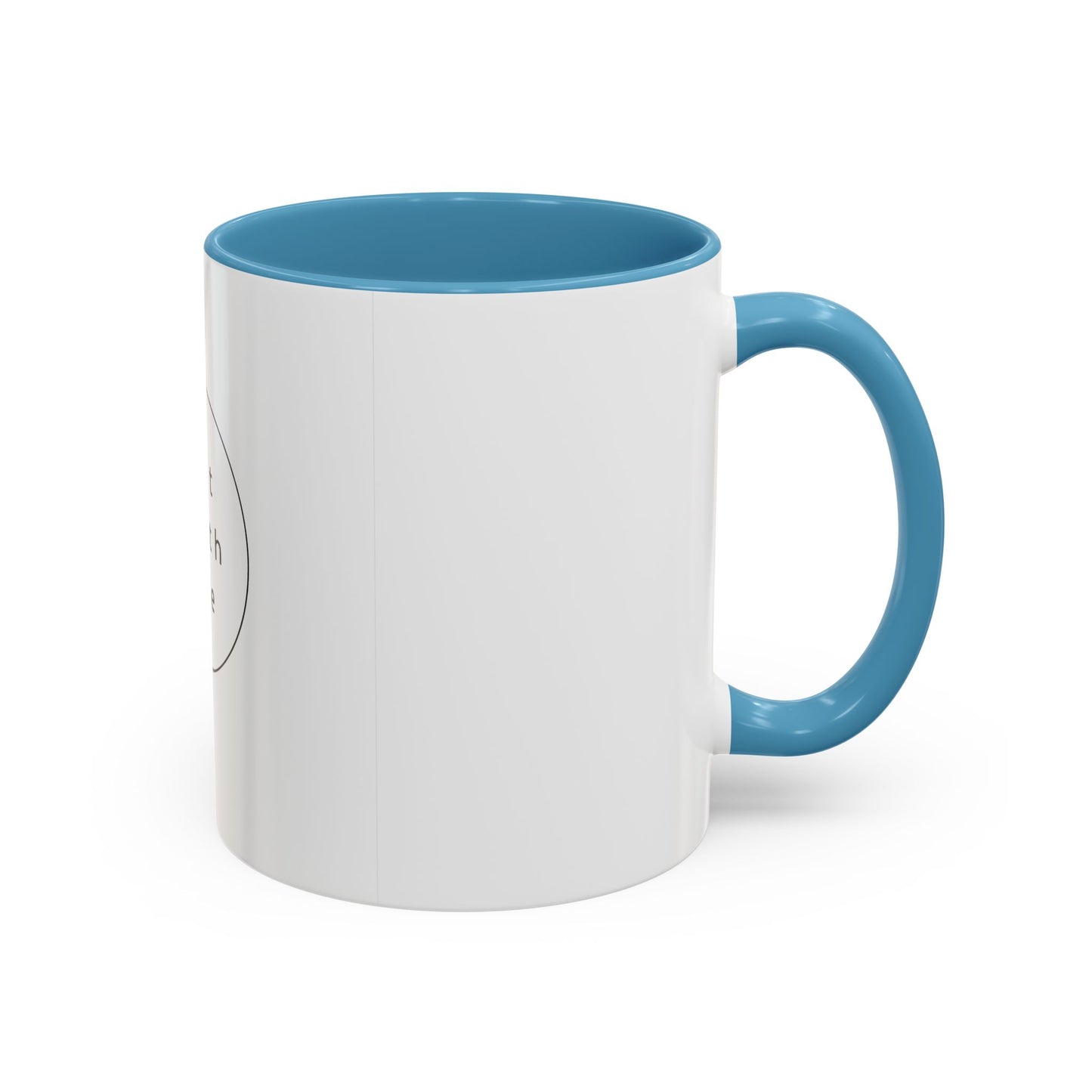 Meditative Accent Coffee Mug with Inspirational Quote, Gift for Yoga Lovers, Home Decor, Self-Care, Morning Coffee Routine, Tea Lovers