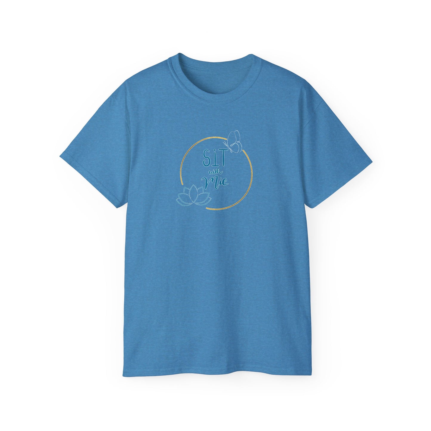 Relaxed Lotus Tee, Unisex T-Shirt, Yoga Gift, Mindfulness Apparel, Comfortable Classic Tee, Self-Care Shirt, Spiritual Clothing