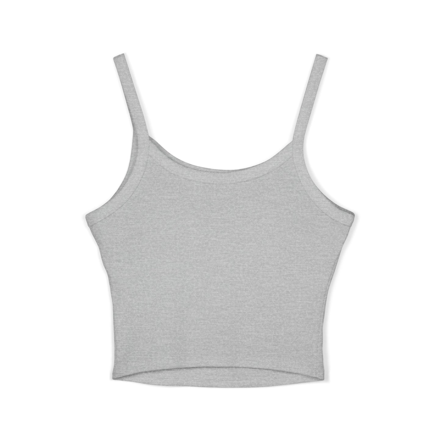 Women's Spaghetti Strap Tank Top - Tree Design, Casual Summer Wear, Eco-Conscious Gift, Yoga Top, Relaxed Vibes