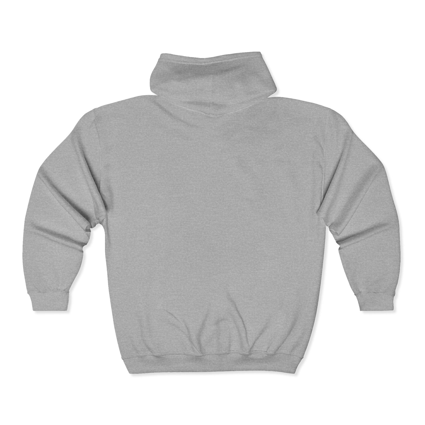 Meditation-Inspired Full Zip Hoodie, Cozy Relaxation Apparel, Mindfulness Gift, Unisex Sweatshirt for Yoga Lovers, Comfort Wear for Chilling