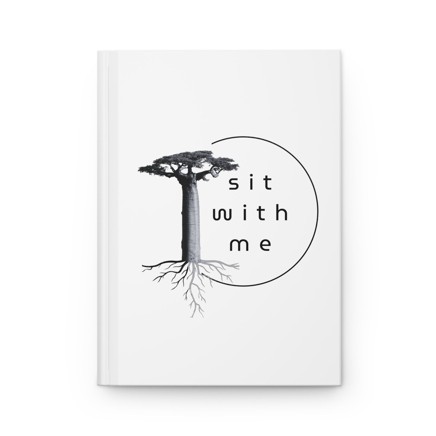 Mindful Baobab Journal: Sit With Me, Inspiration Notebook, Eco-Friendly Journal, Gift for Writers, Meditation Journal, Self-Reflection Diary