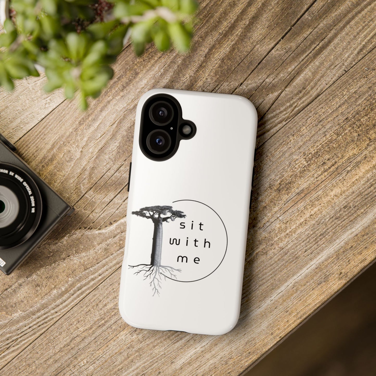 Lotus Flower Phone Case, Motivational Quote, Inspirational Gift, Mindfulness Decor, Self-Care Reminder