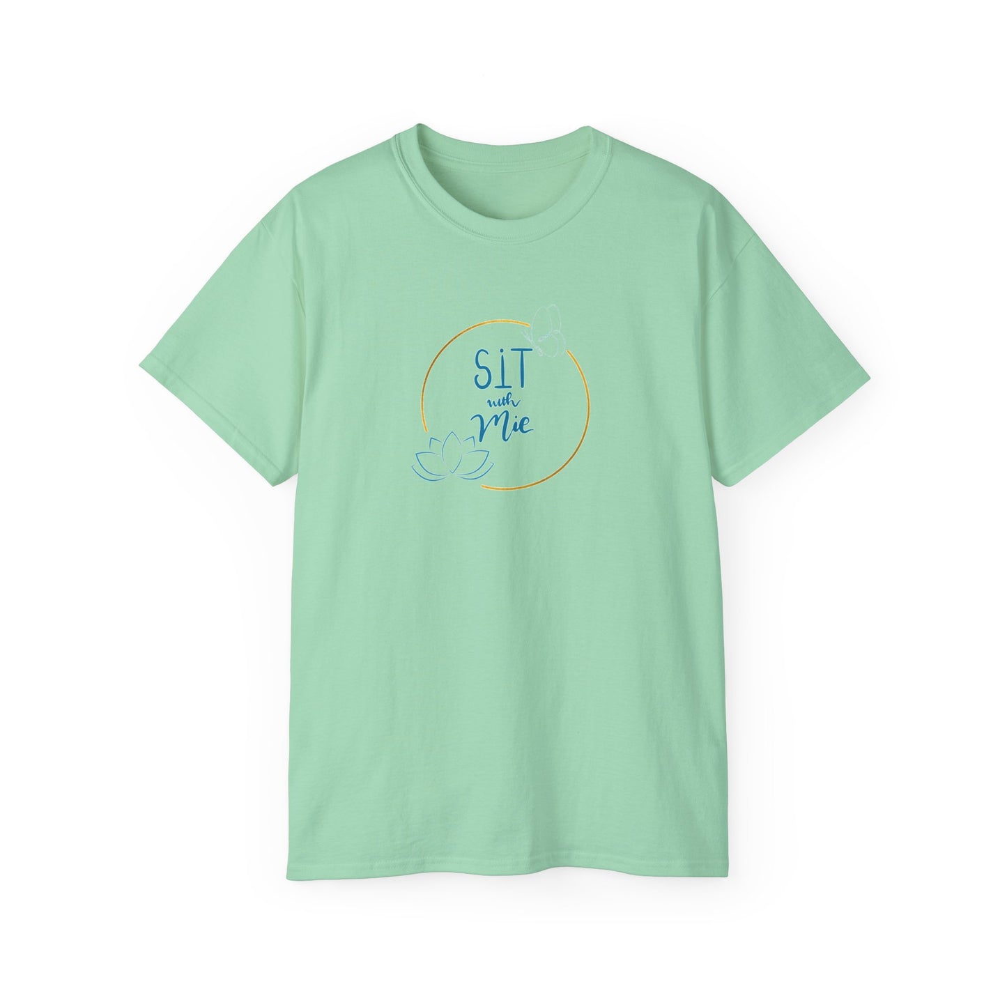 Relaxed Lotus Tee, Unisex T-Shirt, Yoga Gift, Mindfulness Apparel, Comfortable Classic Tee, Self-Care Shirt, Spiritual Clothing