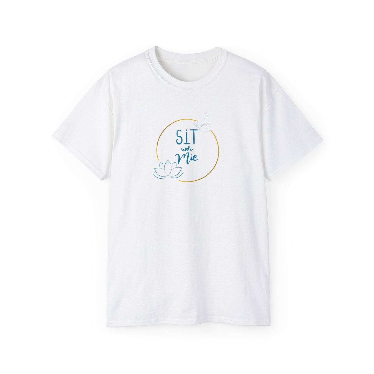 Relaxed Lotus Tee, Unisex T-Shirt, Yoga Gift, Mindfulness Apparel, Comfortable Classic Tee, Self-Care Shirt, Spiritual Clothing