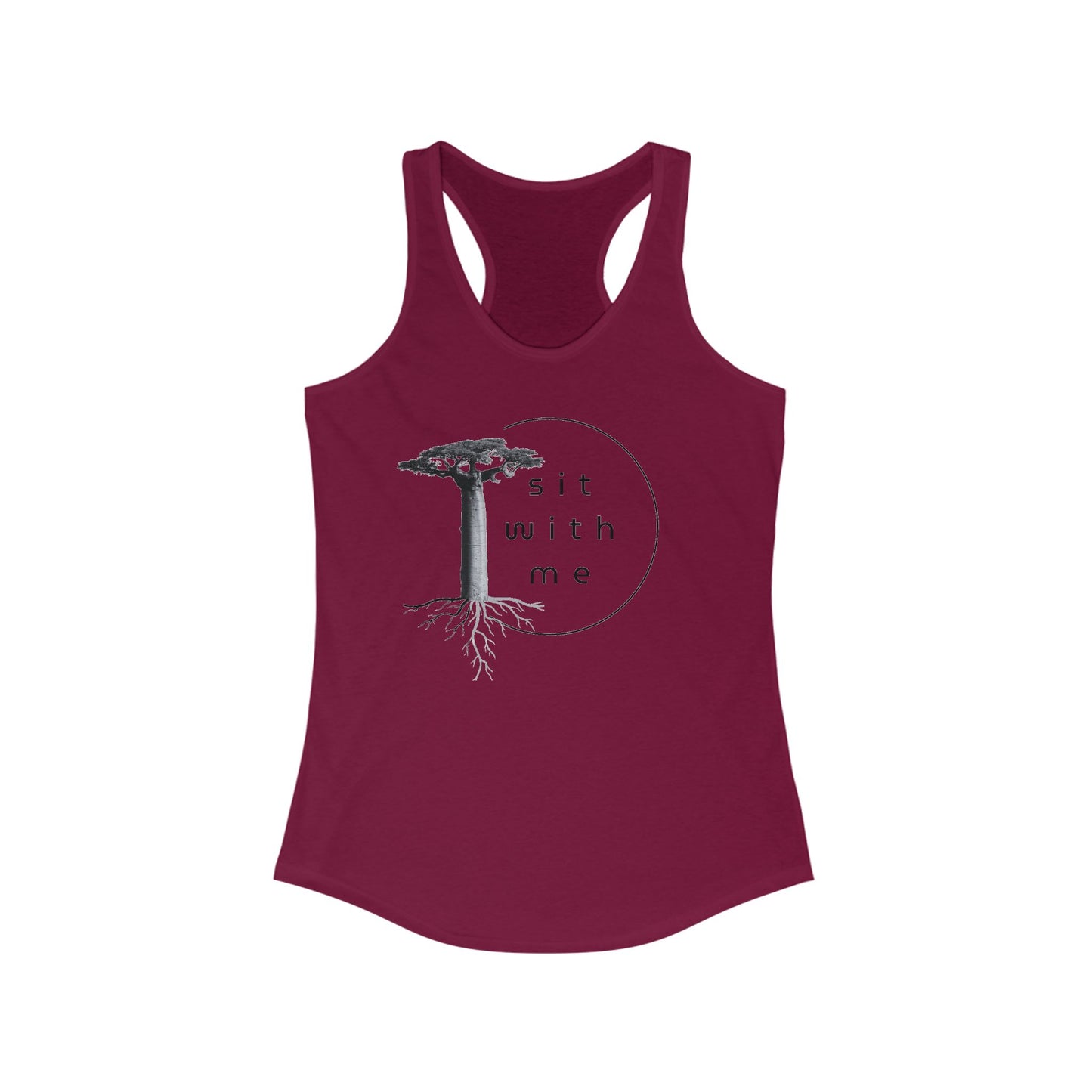 Bohemian Racerback Tank, Inspirational Tank Top, Nature Lover Gift, Relaxed Fit Tee, Summer Essentials, Casual Wear, Fitness Apparel