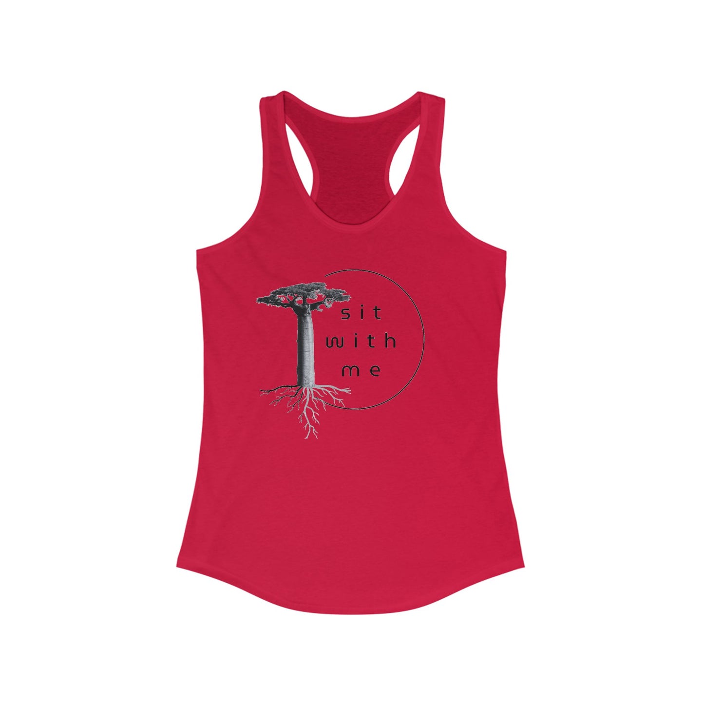 Bohemian Racerback Tank, Inspirational Tank Top, Nature Lover Gift, Relaxed Fit Tee, Summer Essentials, Casual Wear, Fitness Apparel