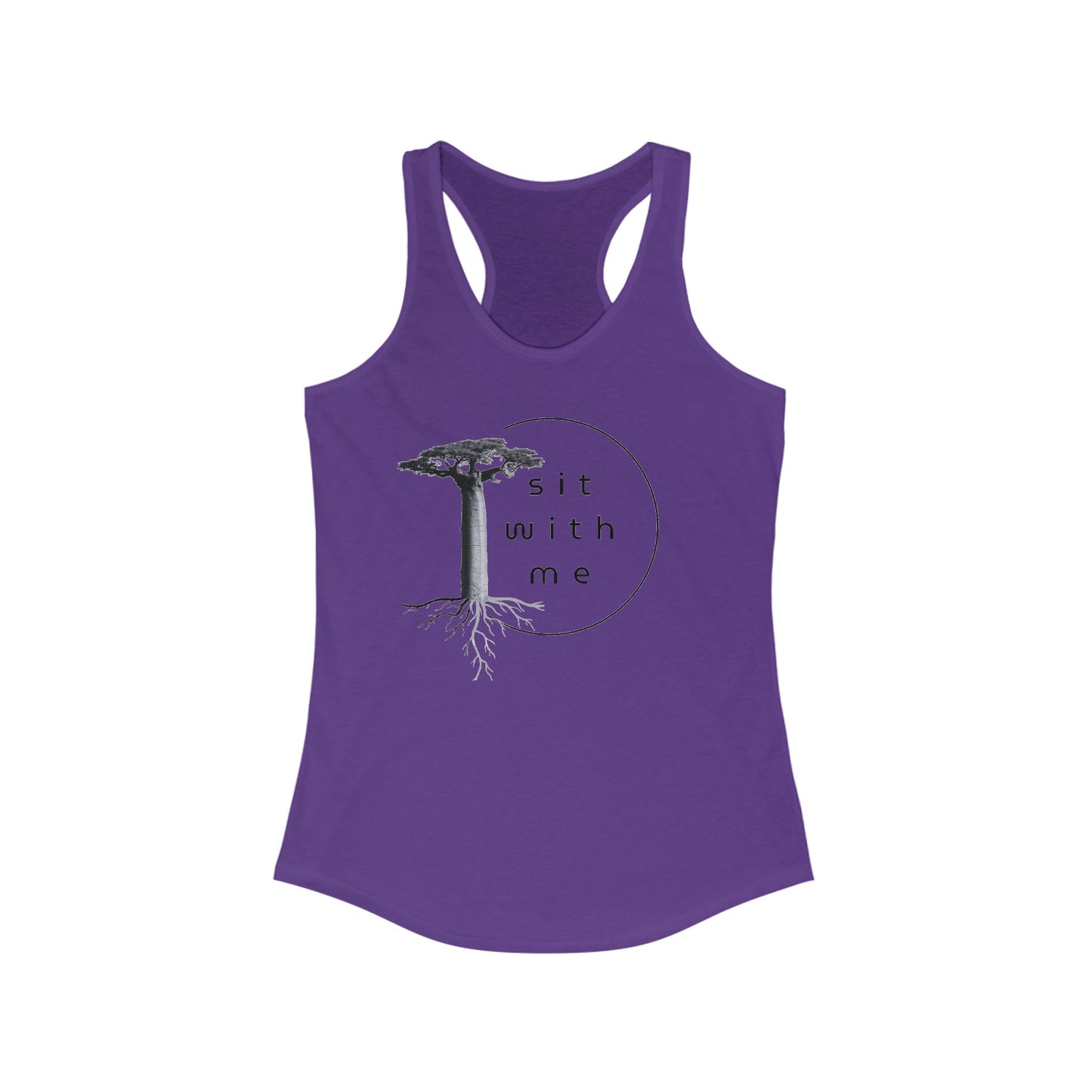 Bohemian Racerback Tank, Inspirational Tank Top, Nature Lover Gift, Relaxed Fit Tee, Summer Essentials, Casual Wear, Fitness Apparel