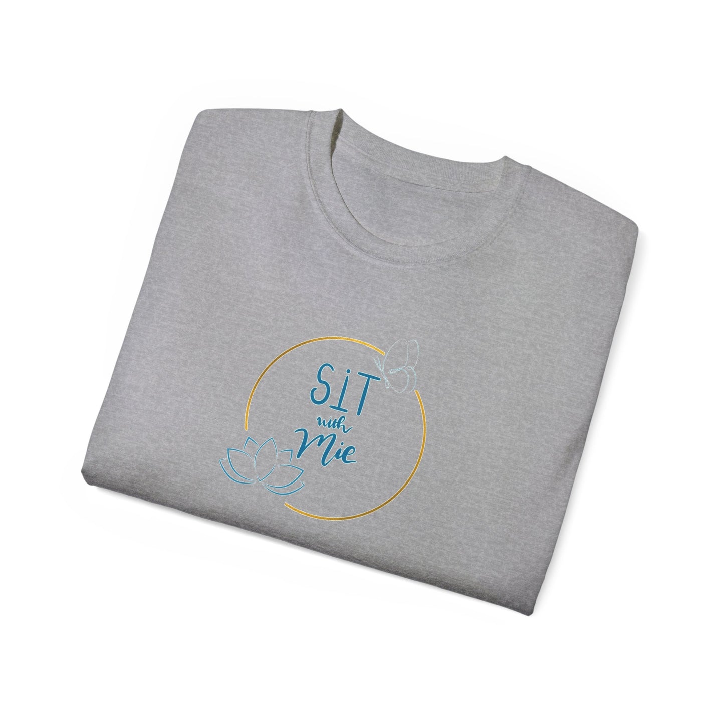 Relaxed Lotus Tee, Unisex T-Shirt, Yoga Gift, Mindfulness Apparel, Comfortable Classic Tee, Self-Care Shirt, Spiritual Clothing