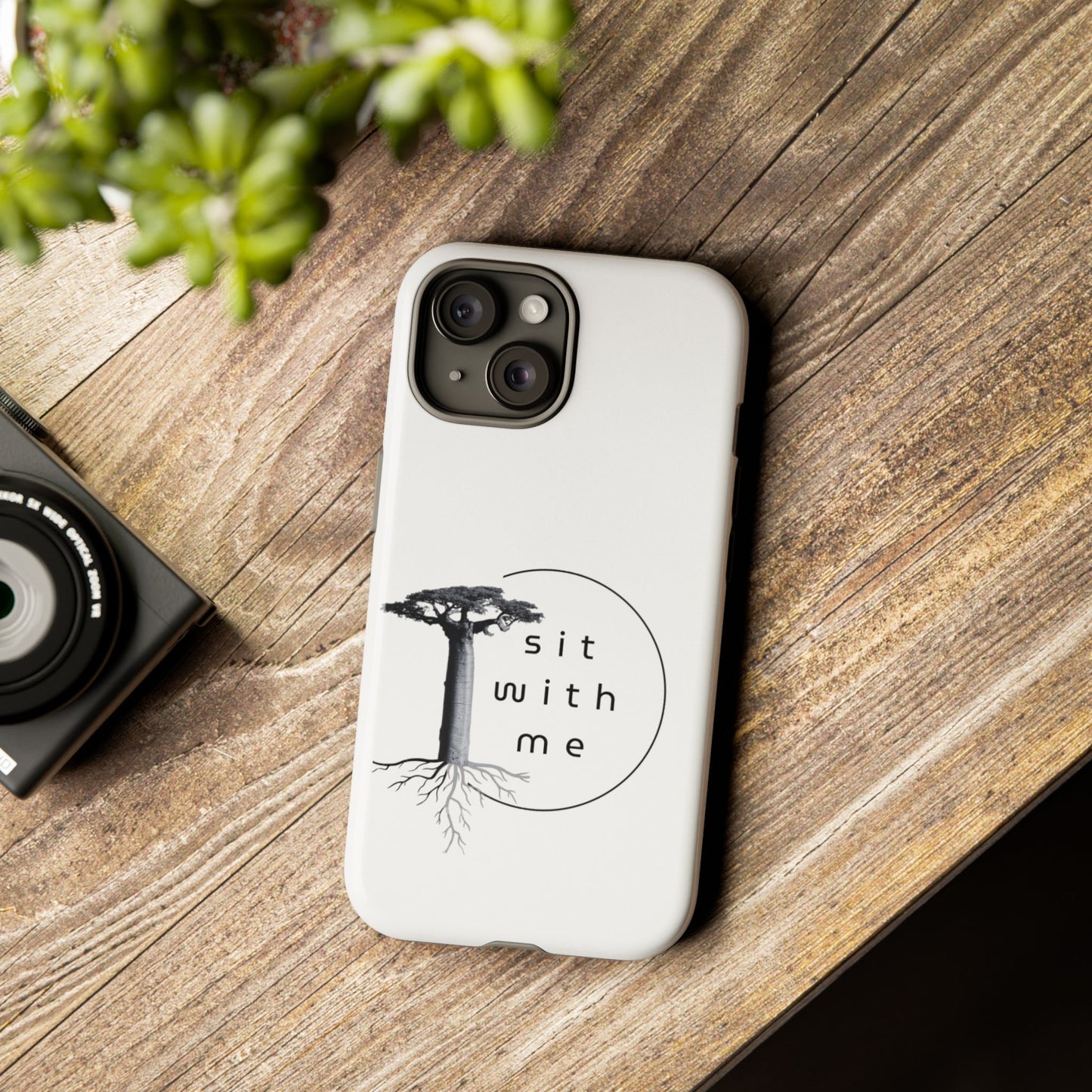 Lotus Flower Phone Case, Motivational Quote, Inspirational Gift, Mindfulness Decor, Self-Care Reminder