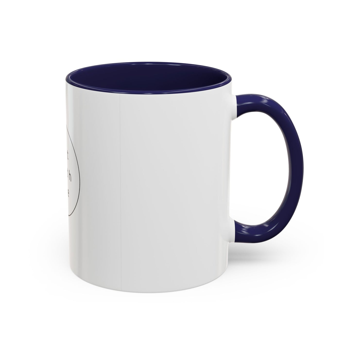 Meditative Accent Coffee Mug with Inspirational Quote, Gift for Yoga Lovers, Home Decor, Self-Care, Morning Coffee Routine, Tea Lovers