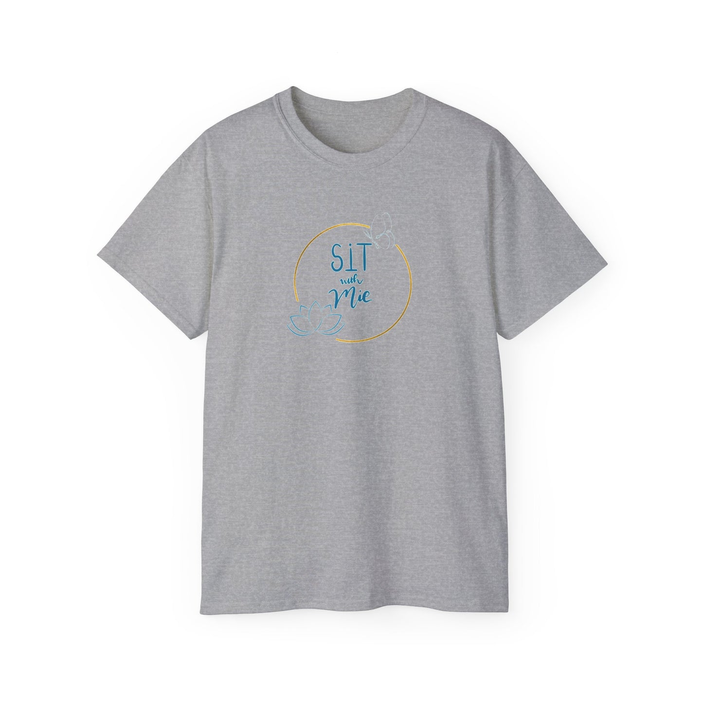 Relaxed Lotus Tee, Unisex T-Shirt, Yoga Gift, Mindfulness Apparel, Comfortable Classic Tee, Self-Care Shirt, Spiritual Clothing