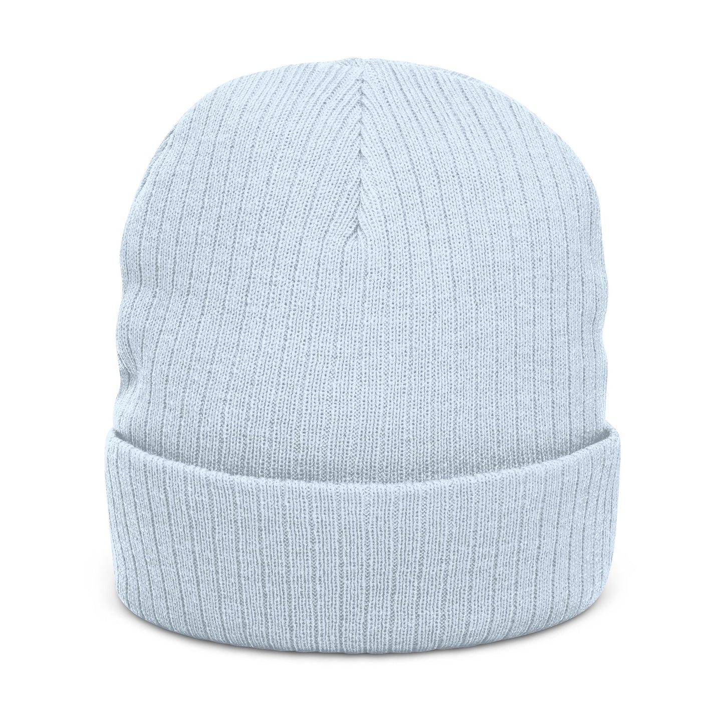 Cozy Ribbed Knit Beanie with Embroidery - Perfect Winter Hat for Outdoor Adventures, Gifts, and Everyday Wear