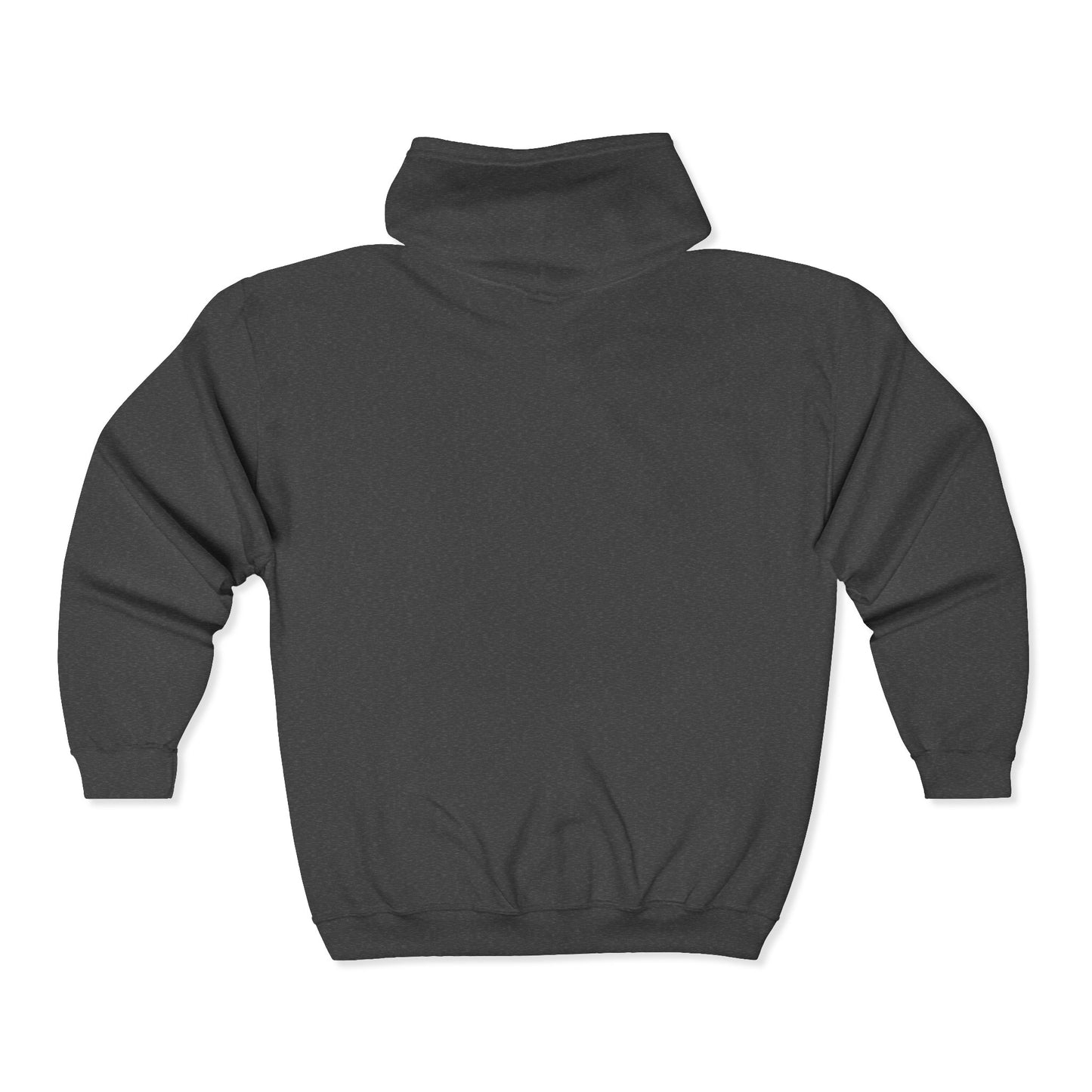Meditation-Inspired Full Zip Hoodie, Cozy Relaxation Apparel, Mindfulness Gift, Unisex Sweatshirt for Yoga Lovers, Comfort Wear for Chilling
